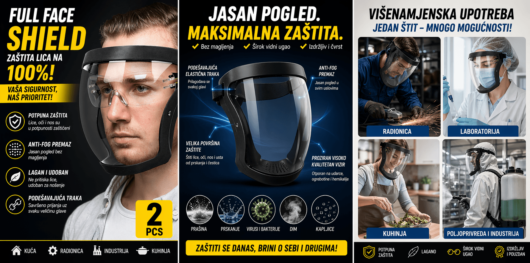 Vizir zastitna maska